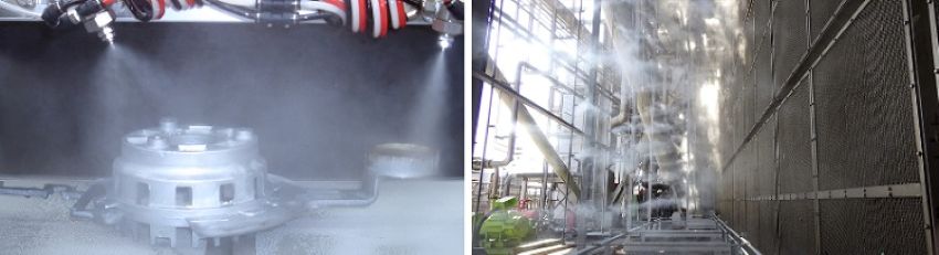 雾化冷却应用场景